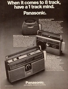 1970s vintage AD for PANASONIC 8 track Tape & Radio Players 111523 - Picture 1 of 1