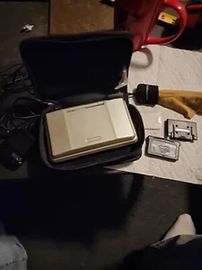 Nintendo DS Body Caddy Silver, Orig. GB Harvest Moon,Trav.Bag, Everything In Pic - Picture 1 of 14