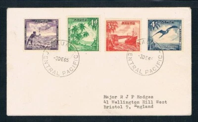 Nauru 1954 - Emisiones de escena de 1/2d a 4d - CDS 3 DE 65 - SC 39-42 [SG 48a-51a] S2 Foto 1 de 2