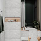 10X PVC Marble Tile Stickers Kitchen Bathroom Self Adhesive Anti-Oil Wall Panels