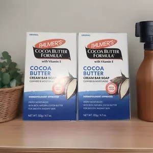 ( 2 PACK ) Palmer's Cocoa Butter Formula Daily Skin Therapy Cream Soap Bar,4.7oz - Picture 1 of 4