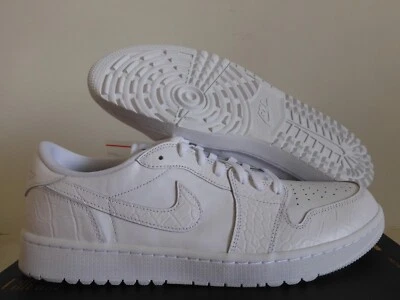 Nike Jordan 1 Low G Golf Blanco-Blanco-Platino Puro Talla 14 [DD9315-110] Foto 1 de 4