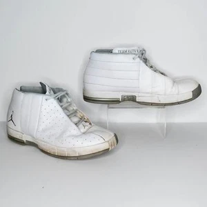 Air Jordan Herren Team Elite II Basketballschuhe Sneaker Weiß Größe 13 | AN - Bild 1 von 7