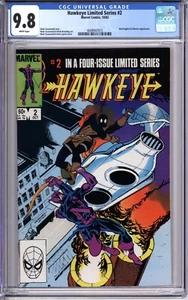 Hawkeye Limited Series #2 CGC 9.8 NM/MT white pages Marvel comics 4008947015 - Picture 1 of 2
