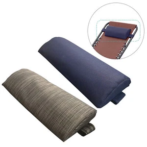 Folding Patio Chair Headrest Head Cushion Breathable Beach Sun Lounger Pillow - Picture 1 of 8