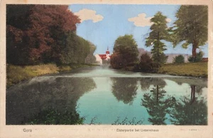 Elsterpartie bei Untermhaus in Gera Thüringen Postkarte AK 1912 - Bild 1 von 2