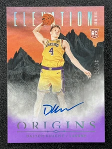 2024-25 Panini Origins Dalton Knecht Elevation Rookie RC FOTL Purple Auto /18 - Picture 1 of 2