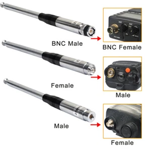 Walkie Talkie 27MHz CB Retractable High Gain Portable Radio Telescopic Antenna - Foto 1 di 15
