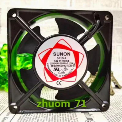1PC SUNON DP200A 2123HST 12038 220V 0.125A 12CM Axial flow fan copper wire fan - Image 1 of 4