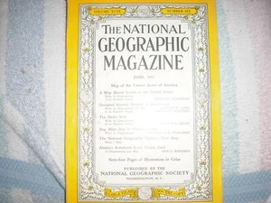 VINTAGE NATIONAL GEOGRAPHIC June 1951 AUSTRIA Bird's Year DOG DAY FREDRICKSBURG - Picture 1 of 1
