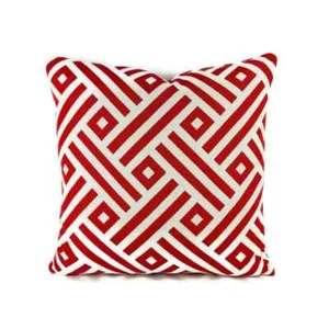 Sunbrella THIBAUT PARTERRE WATERMELON Pillow Cover - 20" x 20" - Picture 1 of 6