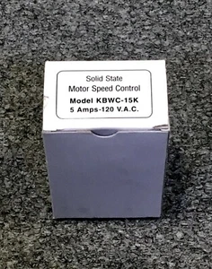 New Solid State Motor Speed Control KBWC-15K 5.0A 120V - Picture 1 of 3