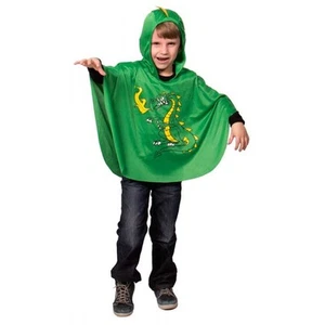 Drachen Umhang Drache Gr. 98 104 110 116 Kinder Kostüm Karneval Halloween Jungen - Bild 1 von 1