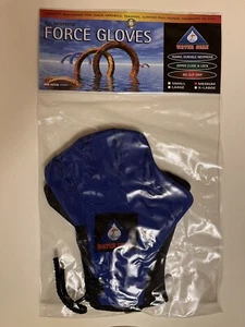 NIP! Water Gear All Neoprene Blue Force Gloves – Webbed Size Medium - Picture 1 of 3