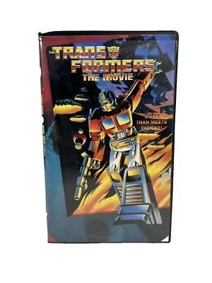 Transformers The Movie: More Than Meets The Eye (1995 VHS) Black Clamshell Case - Image 1 of 4
