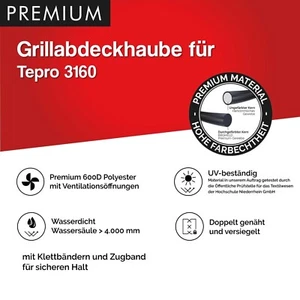 Premium Grill Abdeckhaube für Tepro 3160 - Bild 1 von 8