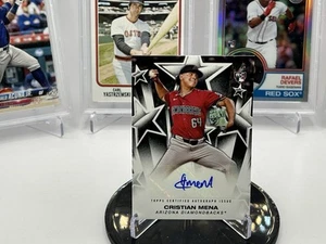 2025 Topps Serie 2 Baseball Stars Autogramm #BSA-CME Cristian Mena Rookie Autogramm - Bild 1 von 4