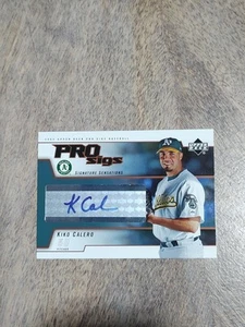 2005 Upper Deck Pro Sigs - Signature Sensations Kiko Calero #SS-KC (AU) - Picture 1 of 2
