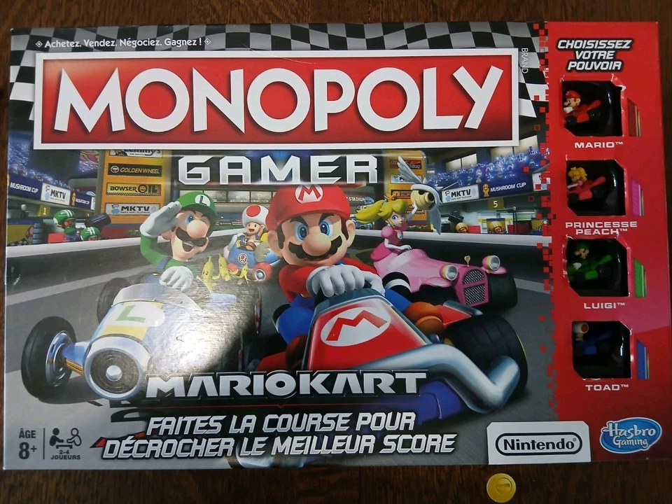  Monopoly Gamer Mario Kart - Photo 1/3