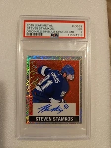 Leaf Metal Legends 2025 - Steven Stamkos #LO-SS2 Orange Prismatic 3/6 (AU) - Imagen 1 de 2