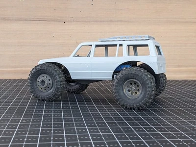 SCX24 1/24 Test Print Toyota Land Cruiser 140-145mm C-Bolt RC Crawler Truck - Image 1 of 4