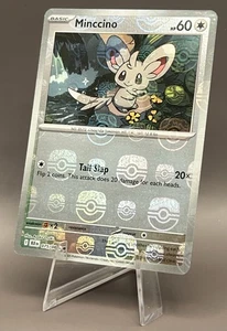 075/086 Minccino - SV Black Bolt - Masterball Reverse Holo casi nuevo Pokémon - Imagen 1 de 2