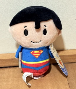 Hallmark Itty Bittys SUPERMAN + CLARK KENT 2nd Series Double Sided 4" Plush NEW - Picture 1 of 4