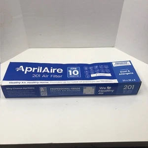 AprilAire 201 Air Filter 2200 2250 Series FPR 10 MERV 10 20 x 25 x 6 - NIOB - Picture 1 of 8