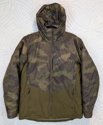 Orvis Pro HD Insulated Hoodie Camo Green Jacket Fishing Primaloft Mens Sz M EUC - Image 1 of 4