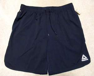 Nuovo con etichetta! Reebok Pantaloncini Uomo Allenamento Paceline 9" Slim Corte Blu Navy Taglia XL - Foto 1 di 13