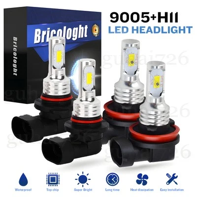 Kit de bombillas blancas de haz alto bajo para Mazda CX-5 2013 2014 2015-2016 Foto 1 de 4