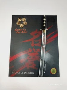 L5R Legend of the Five Rings Legacy of Disaster 4th Edition - Picture 1 of 2