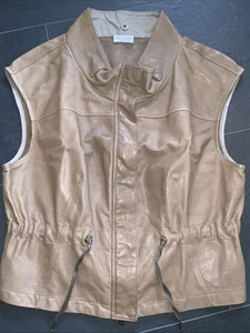 Brunello Cucinelli, Kalbleder-Weste, Gr. 36, butterweich, extravagant, Neuw. - Bild 1 von 18