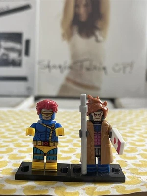 LOTE MINIFIGURAS CÍCLOPE + GAMBITO LEGO Remy Scott Summers X-Men '97 Fox Kids Marvel Foto 1 de 4