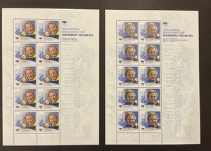 AUSTRALIA 2002/6/10 Winter Olympic Gold Medallists 5 x Sheetlets MNH - Picture 1 of 3