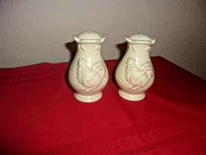 Unique Lenox Salt & Pepper Shakers Provencal Garden Rooster, Nice!! - Picture 1 of 4