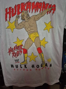 hulkamania Hulk Hogan white color reprint unisex t shirt AN54203 - Picture 1 of 2