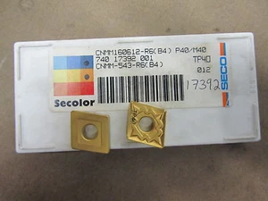 7 pcs SECO CNMM 543-R6  / 160612-R6 Grade TP40 Carbide Inserts EDP 17392 - Picture 1 of 1
