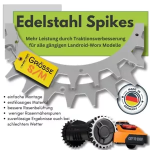 Spikes für Worx Landroid S/M Edelstahl Mähroboter ✅ Rasenroboter Zubehör - Bild 1 von 6
