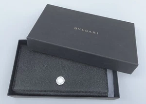 Bvlgari Geldbörse schwarz Saffiano Kalbsleder groß - Bild 1 von 10