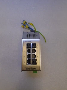 MICROSENS MS650869M-48 , 10 PORT INDUSTRIAL SWITCH - Picture 1 of 3