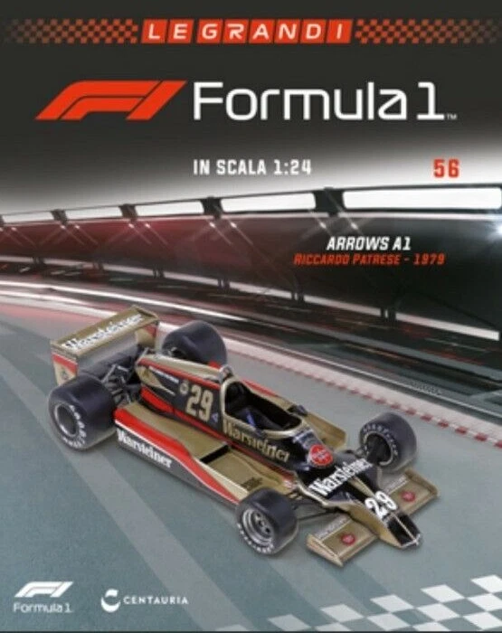 LE GRANDI FORMULA 1  ARROWS A1 di Riccardo Patrese del 1979 in scala 1:24 - Immagine 1 di 4