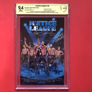 JUSTICE LEAGUE 40 CBCS 9.4 SS sign JIM LEE LUPACCHINO + 6 Magic Mike 1st Grail - Picture 1 of 10
