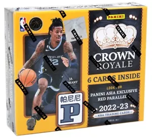 2022/23 PANINI CROWN ROYALE BASKETBALL ASIA EDITION BOX BLOWOUT KARTEN - Bild 1 von 2