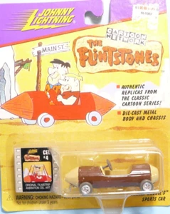 1/64 Johnny Lightning, Cartoon Network, Los Picapiedra, coche con celda #4 - Imagen 1 de 2