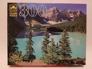 Rompecabezas Lake Moraine Canadá paisaje 300 piezas gremio 18x14 sellado de fábrica - Imagen 1 de 6