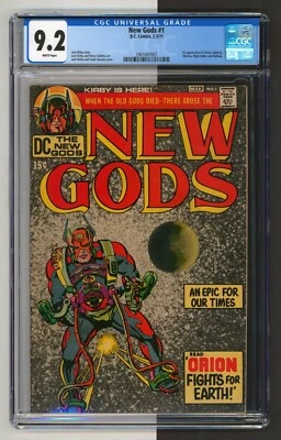 New Gods #1, CGC 9.2, 1st App of Orion, Lightray, Metron, and Kalibak, DC 1971 - Image 1 of 4
