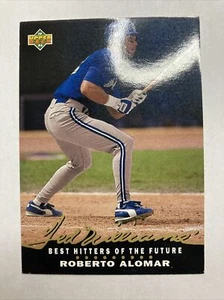 BEST HITTERS OF THE FUTURE 1992 UPPER DECK UD CARD Roberto Alomar Blue Jays T11 - Picture 1 of 3