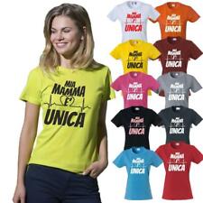T-Shirt Donna Mia Mamma E' Unica Festa Della Mamma Magliette Simpatiche PS 28870