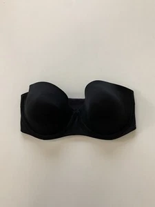 Calvin Klein Sz 32DD Naked Glamour Strapless Push-Up Bra QF5677 Black NO STRAPS! - Picture 1 of 7